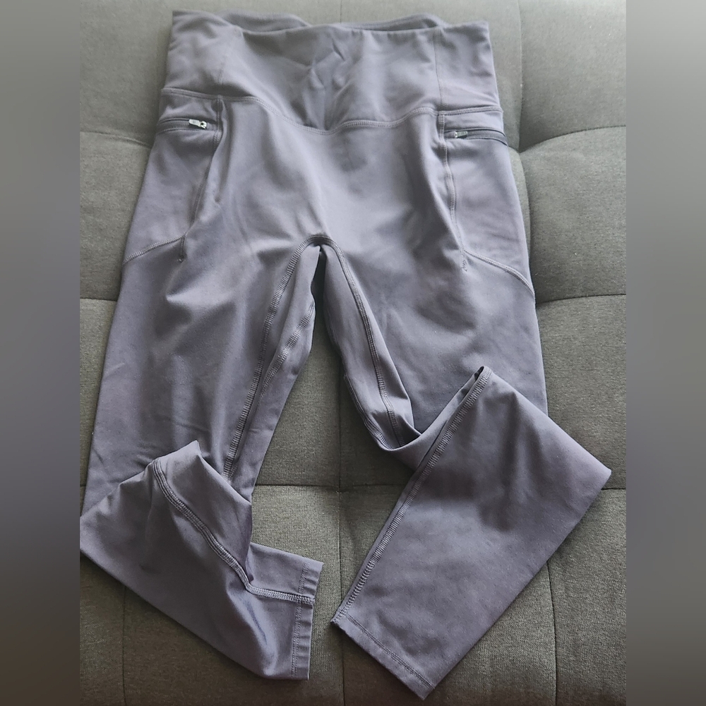 All in Motion gray sculpting High Rise Leggings L